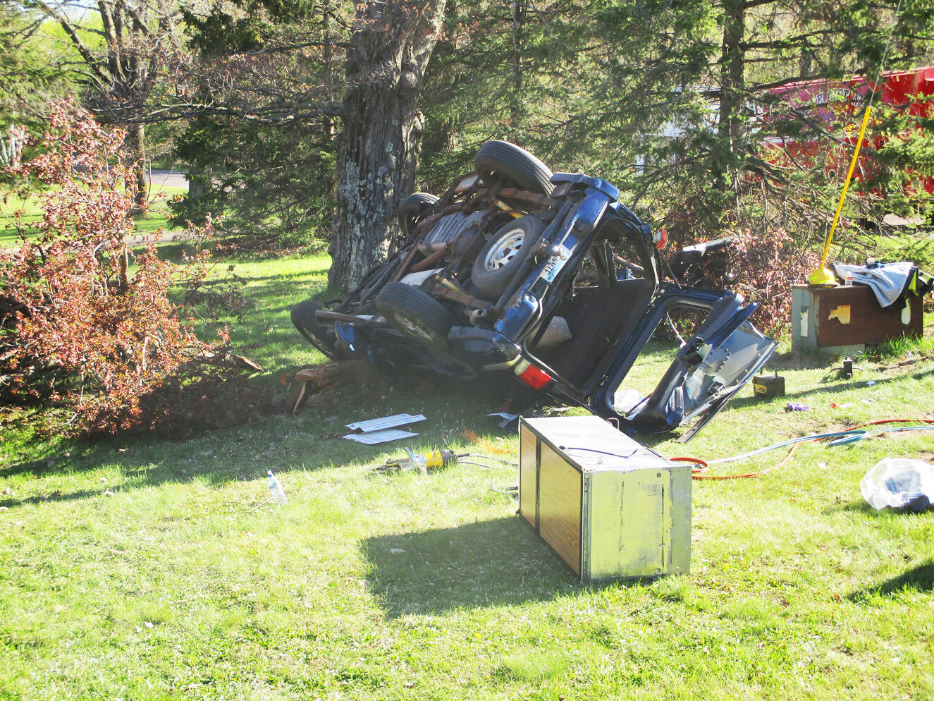Hwy 8 Log Cabin Road crash